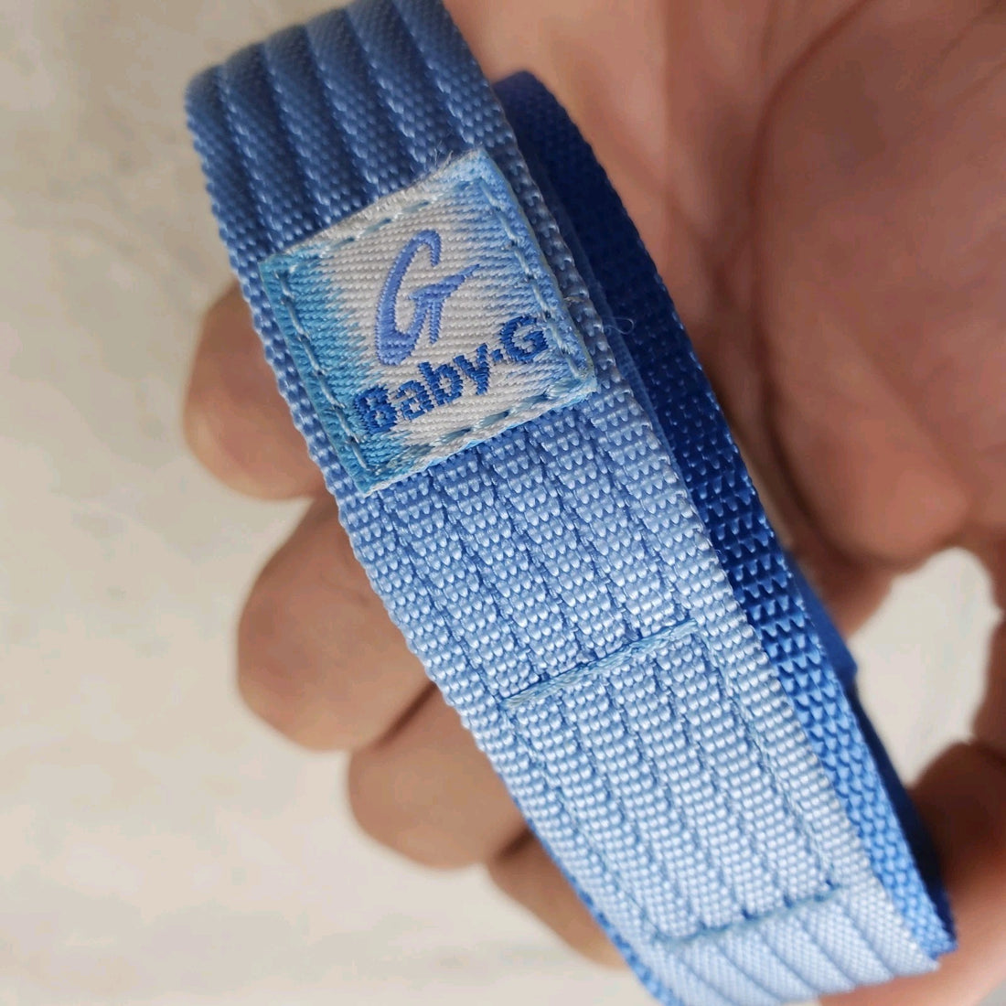 Genuine Casio Baby-G One-Piece Cloth Watch Band, Baby Blue — photo 1