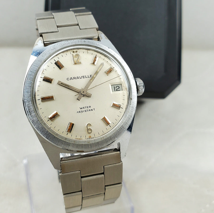 Caravelle by Bulova Swiss Made Handwind Date Men's Watch — Pre-Owned, photo 1