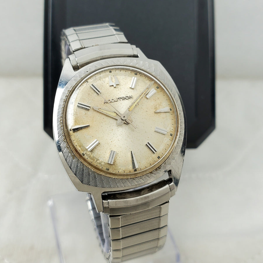 Bulova Accutron Asymmetrical Floppy Football Tuning Fork Watch — Pre-Owned