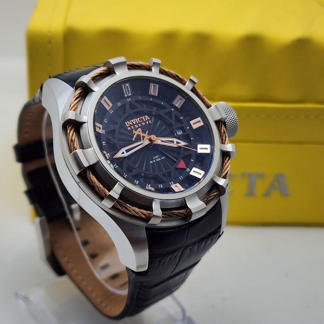 Invicta Reserve Bolt Sport 12714 GMT Swiss Made Diver WR 200M Men's Watch — Pre-Owned, photo 1