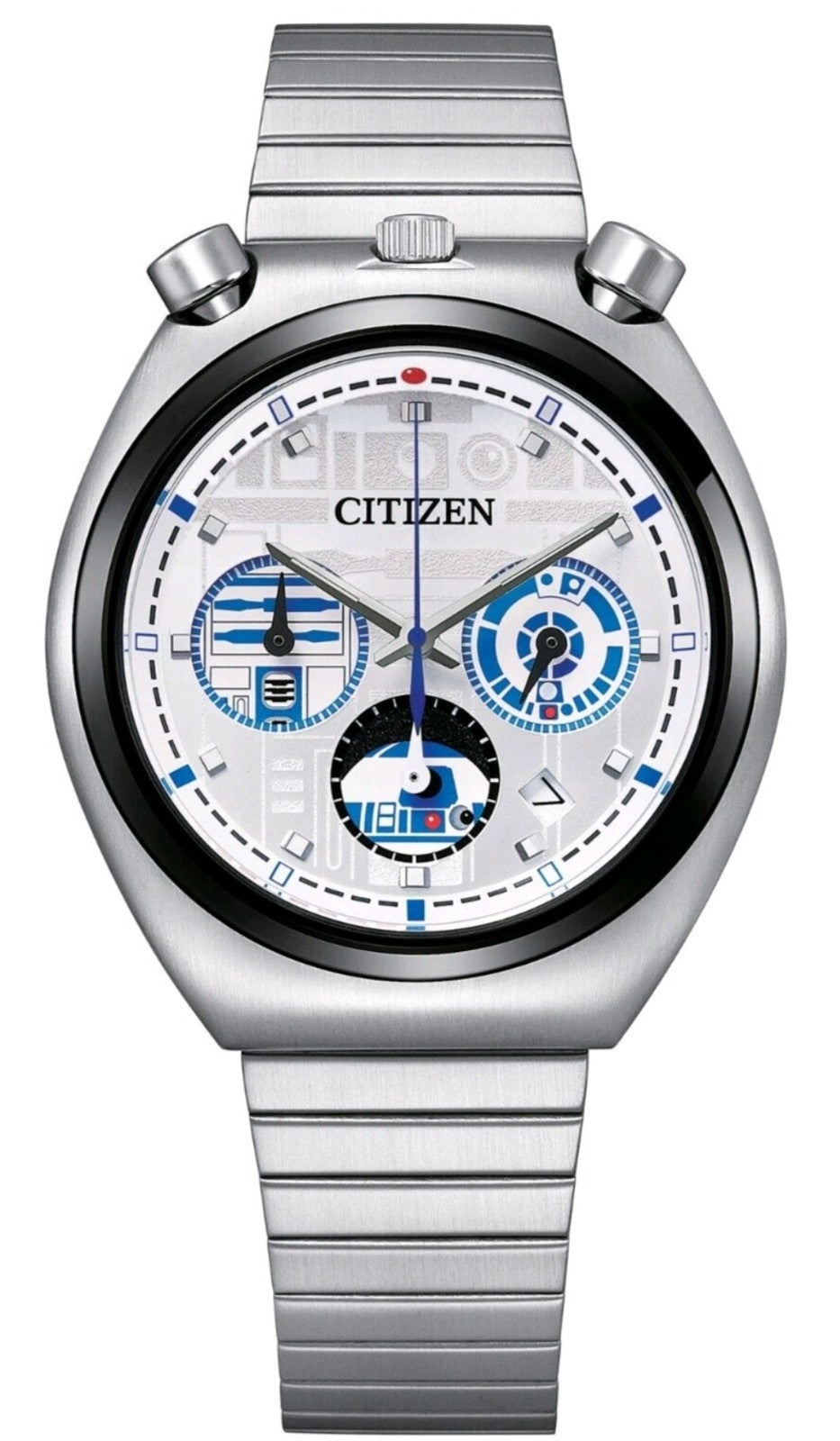 Citizen Star Wars Quartz Tsuno Chronograph Men's Watch R2-D2 38MM AN3666-51A NEW — Pre-Owned, photo 1