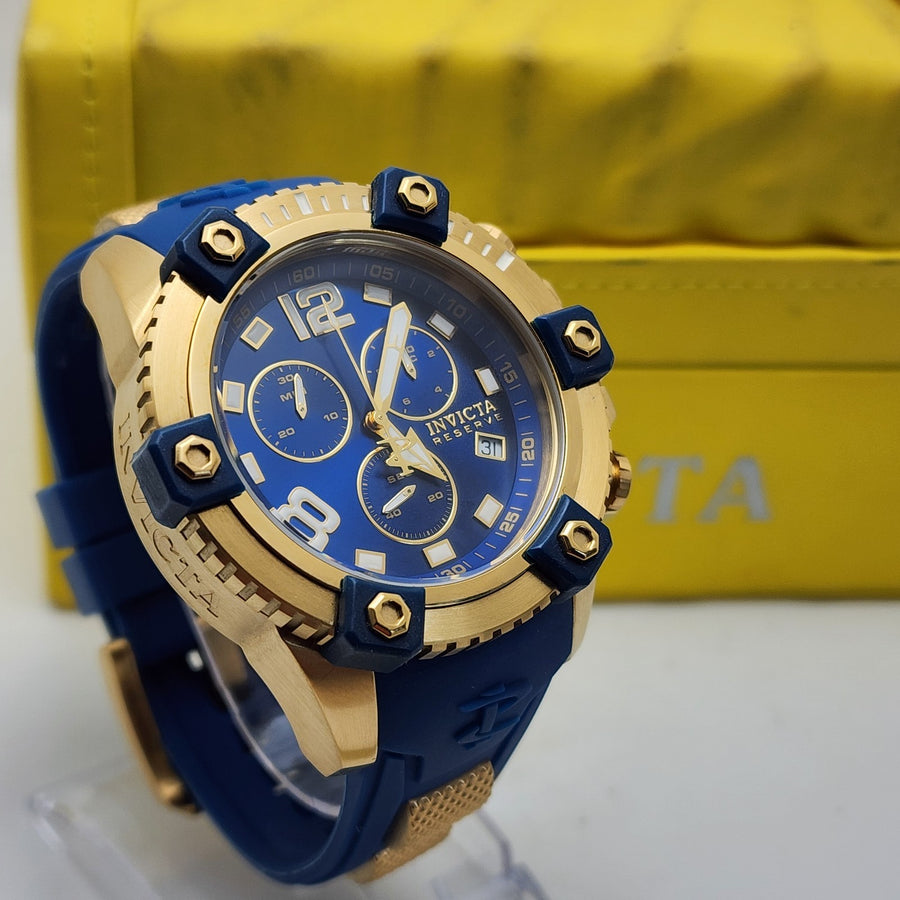 Invicta Reserve Octane 11173 Date WR 100M Swiss Made Chronograph Watch — Pre-Owned, photo 1