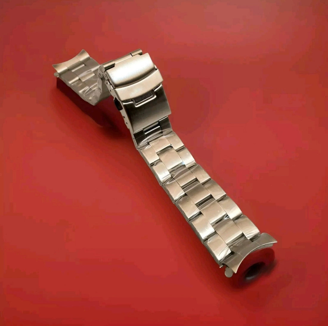 MILTAT Stainless Steel Watch Band for Seiko, 20mm, Silver, No Logo — photo 1