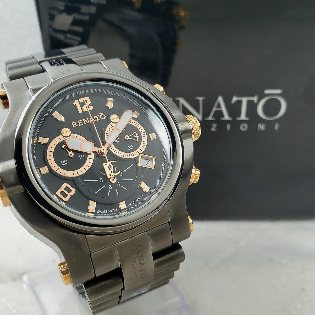 Renato Beast Swiss Mov't Chronograph Limited Edition Hand Made Men's Watch — Pre-Owned, photo 1
