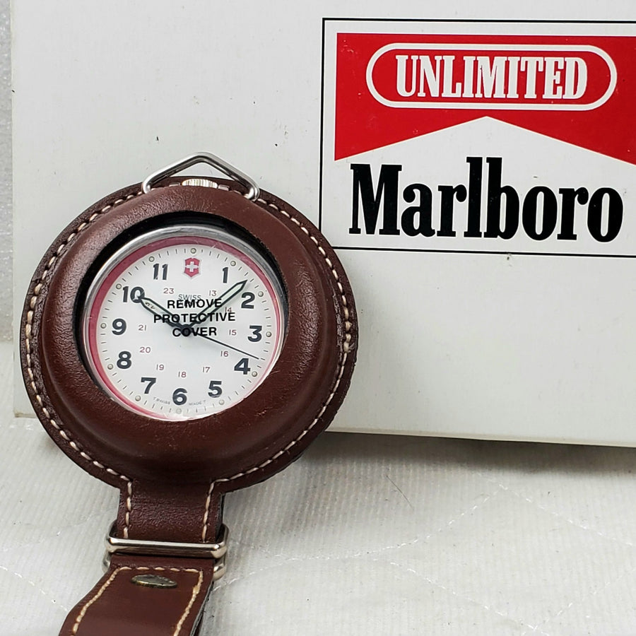 Swiss Army Marlboro Unlimited II Men's Pocket Watch 24-HOUR Quartz Men's NIB — Pre-Owned, photo 1