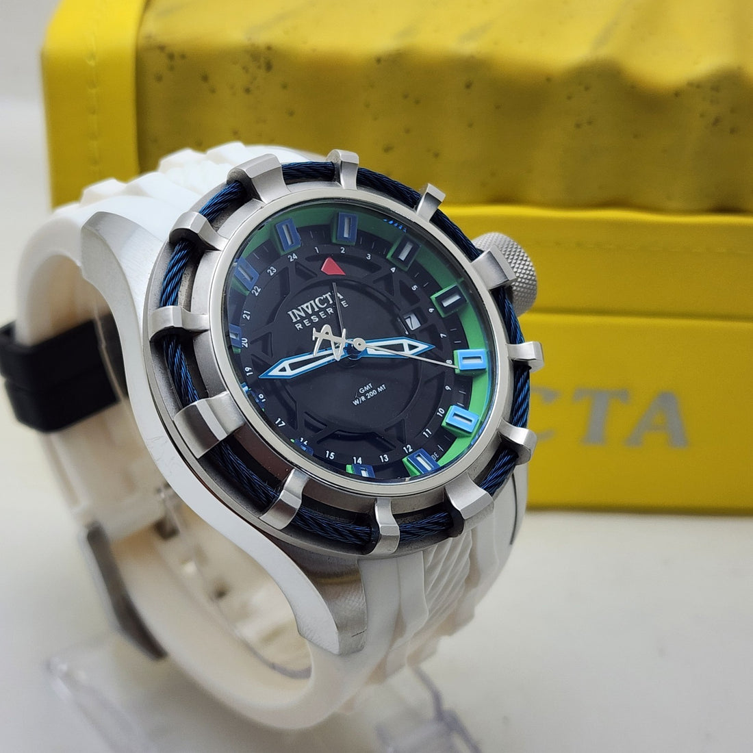 Invicta Reserve 12717 Limited Edition Date Diver WR 200M Puppy GMT Watch — Pre-Owned, photo 1