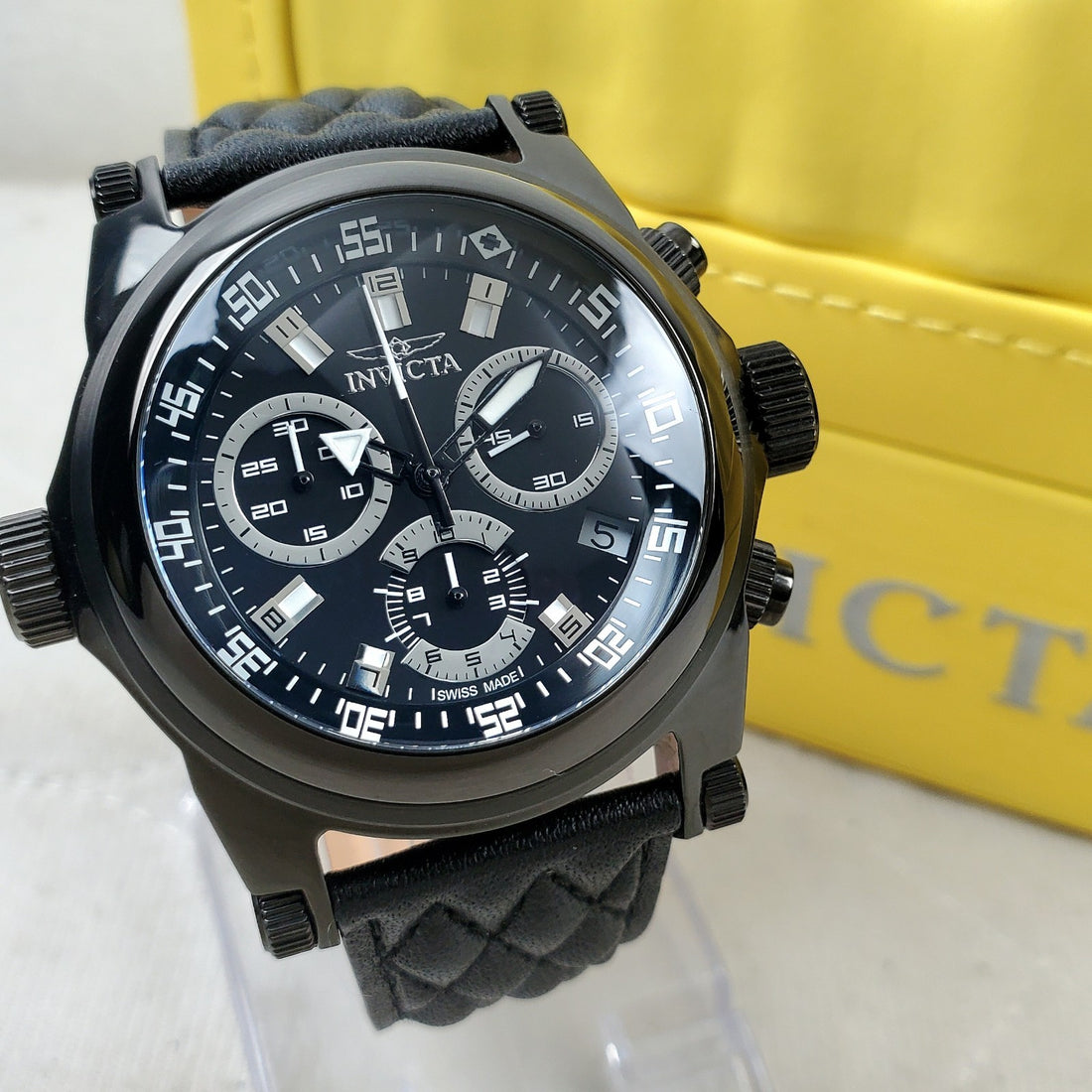 Invicta 5631 I Force Chronograph Black Diver 200M Swiss Made Men's Watch — Pre-Owned, photo 1