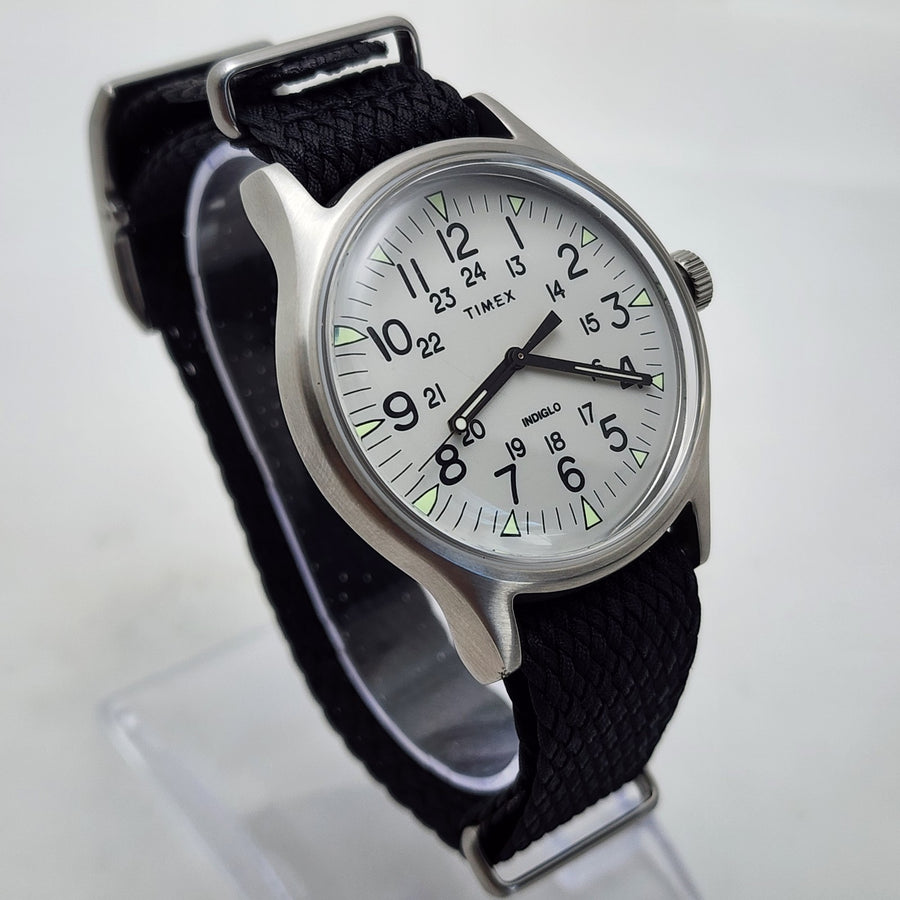 Timex MK1 Indiglo TW2R68500 WR 30M Gray/black Military Field Men's Watch — Pre-Owned, photo 1