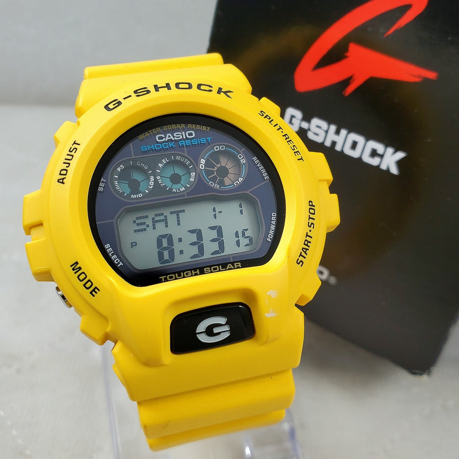 Casio G-shock G-6900A Limited Edition Yellow Tough Solar Men's Watch — Pre-Owned