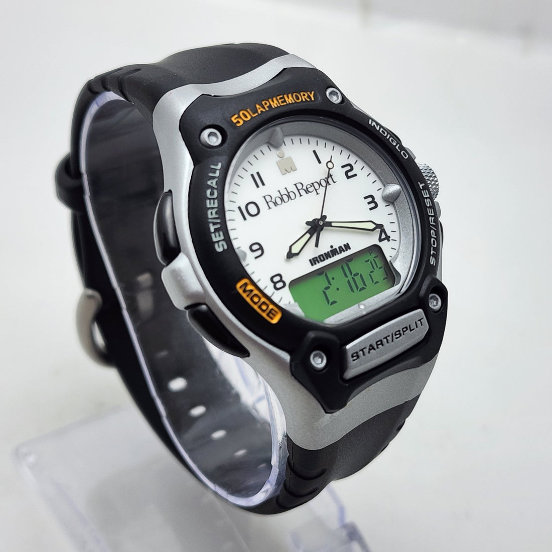 Timex Robb Report Ironman TSB071 Ana-digi Indiglo Men's Watch — Pre-Owned, photo 1