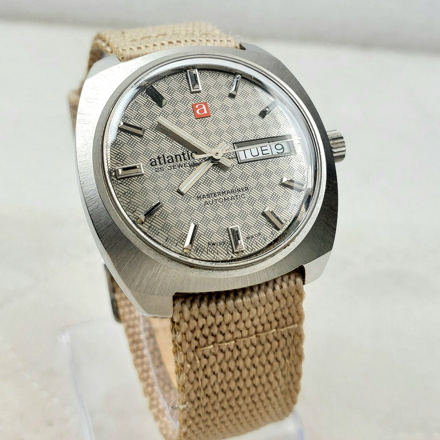 Atlantic Mastermariner Automatic Swiss Made Day/date Men's Watch — Pre-Owned
