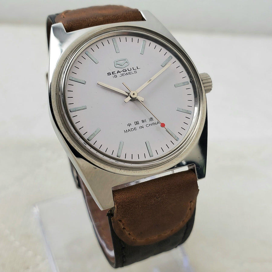 Seagull ST5 Mechanical Handwind Light Pink Face Classic 34MM Men's Watch — Pre-Owned, photo 1