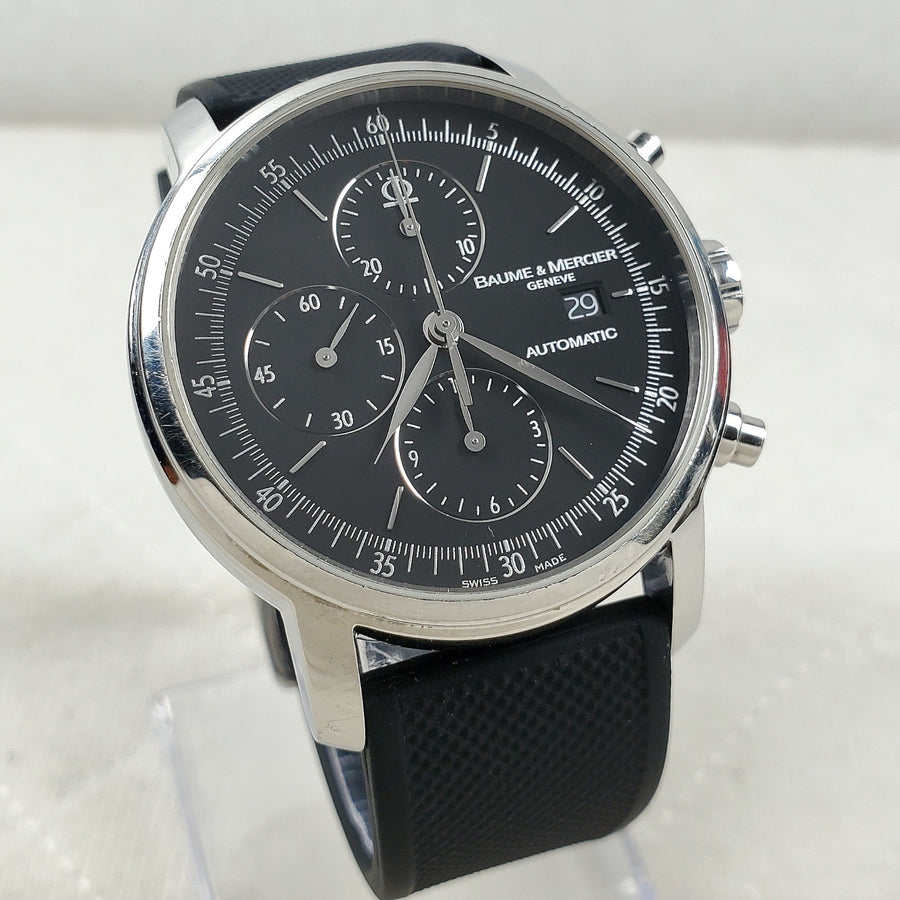 Baume & Mercier Classima XL Chronograph Automatic Black Swiss 42MM Men's Watch — Pre-Owned, photo 1