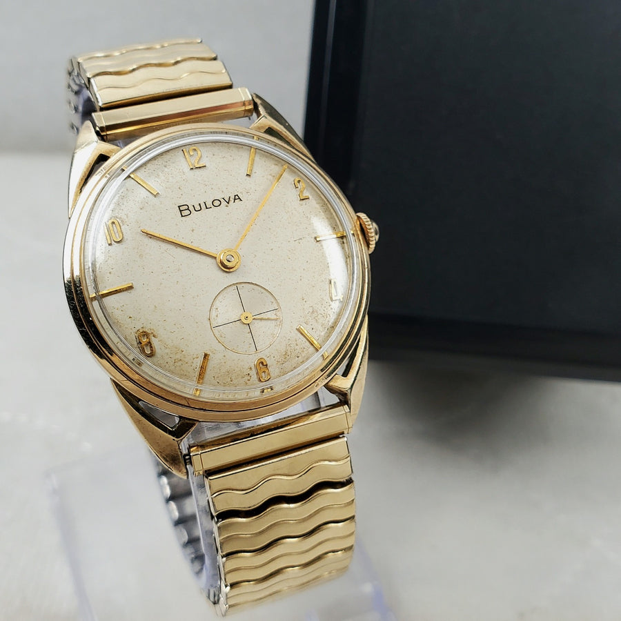 Bulova President "E" 10K R.G.P Handwind Swiss Men's Watch — Pre-Owned, photo 1