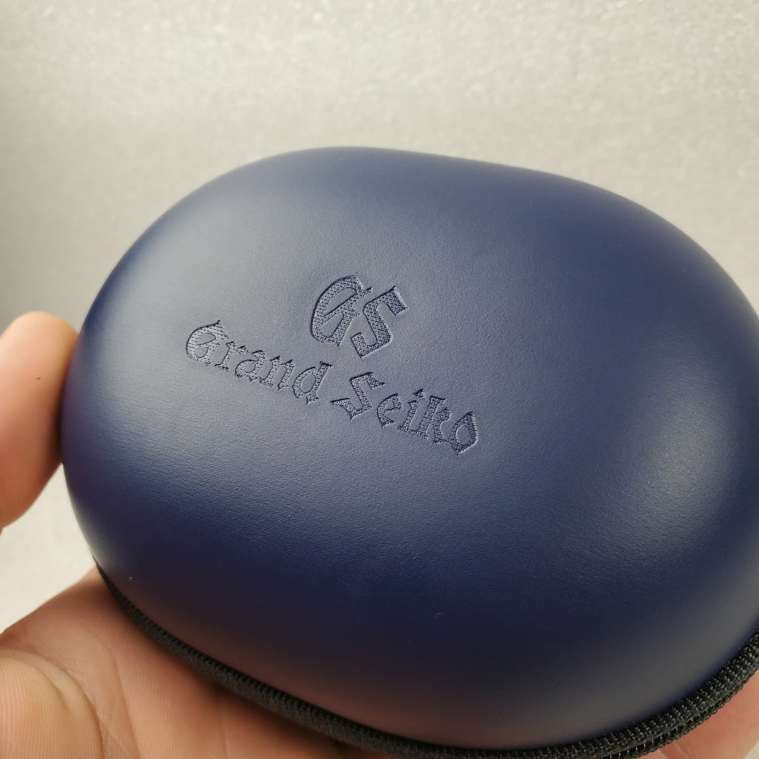Zipper Watch Pouch for Seiko/Grand Seiko, Dark Blue — photo 1