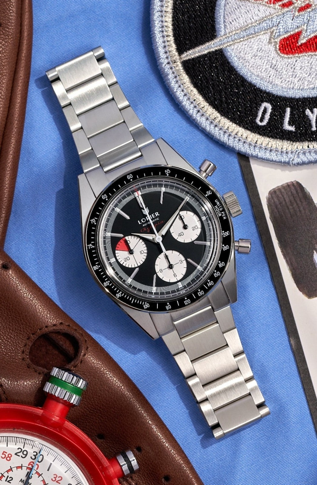 Lorier Olympia SII Contrasto Special Edition Automatic Chrono 39MM Men's Watch — Pre-Owned