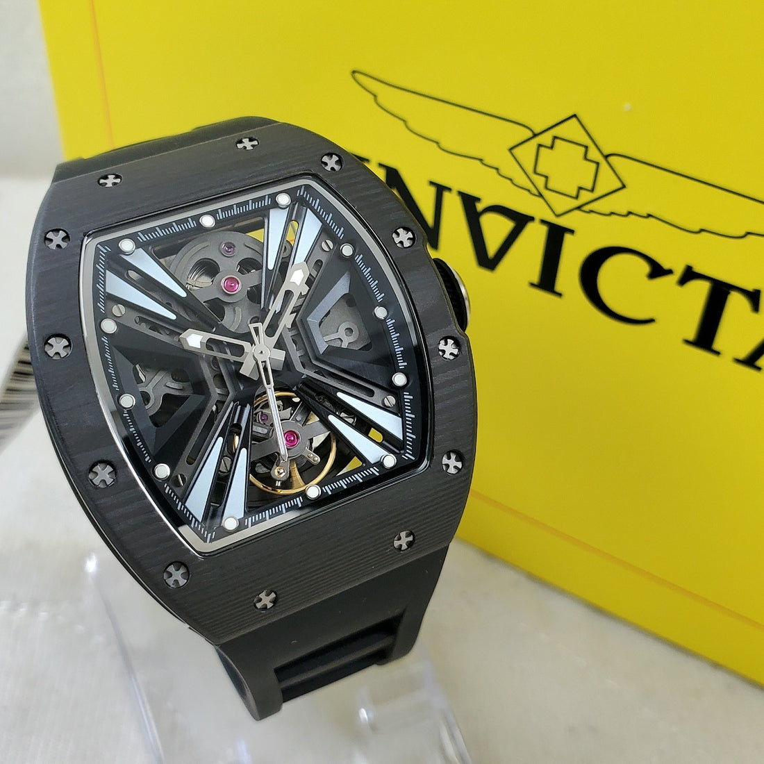 Invicta S1 Rally Automatic 41MM 49029 Vortex Elegant Skeleton Men's Watch NIB — Pre-Owned, photo 1