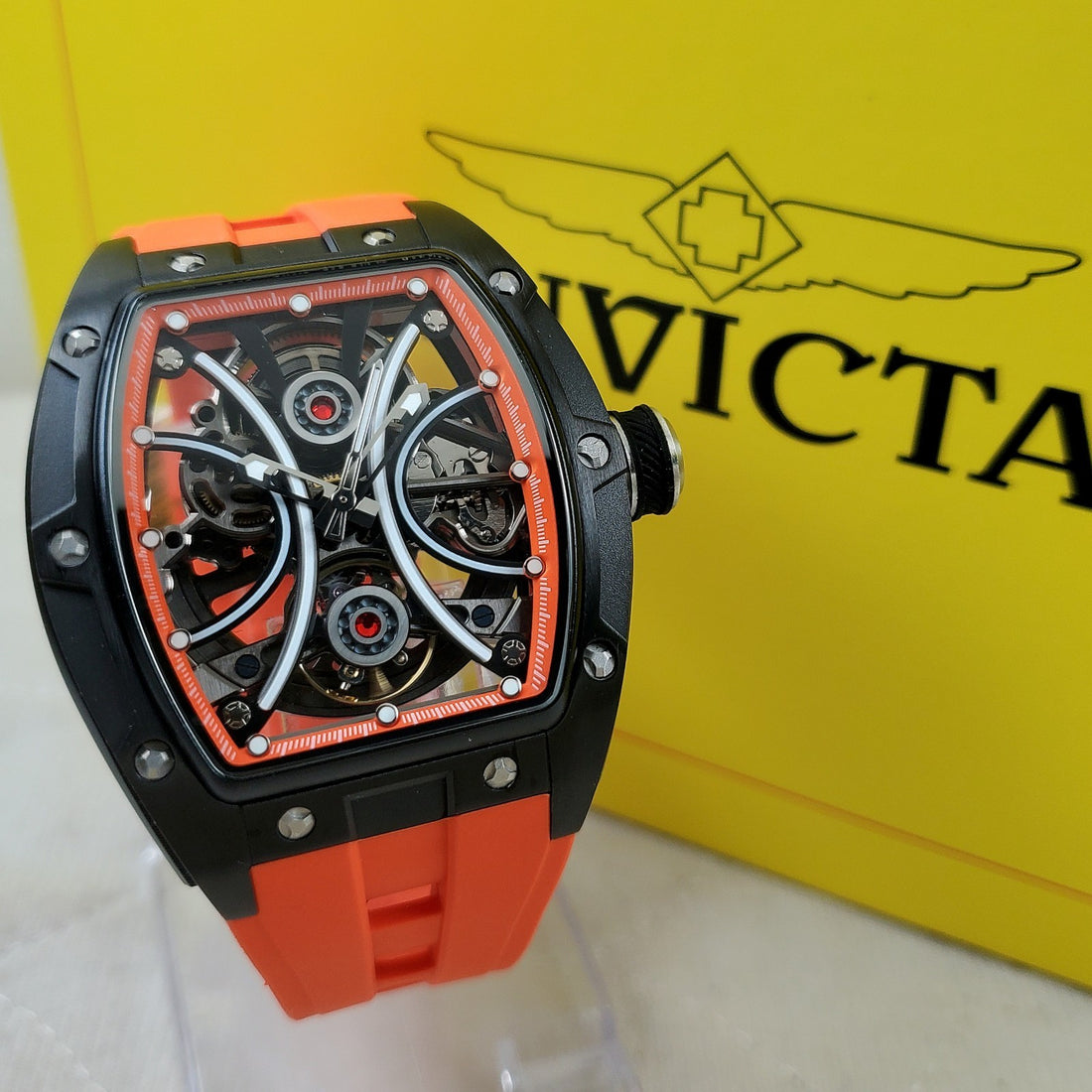 Invicta S1 Rally Automatic 44MM 49020 Elegant Luxury Skeleton Men's Watch NIB — Pre-Owned, photo 1