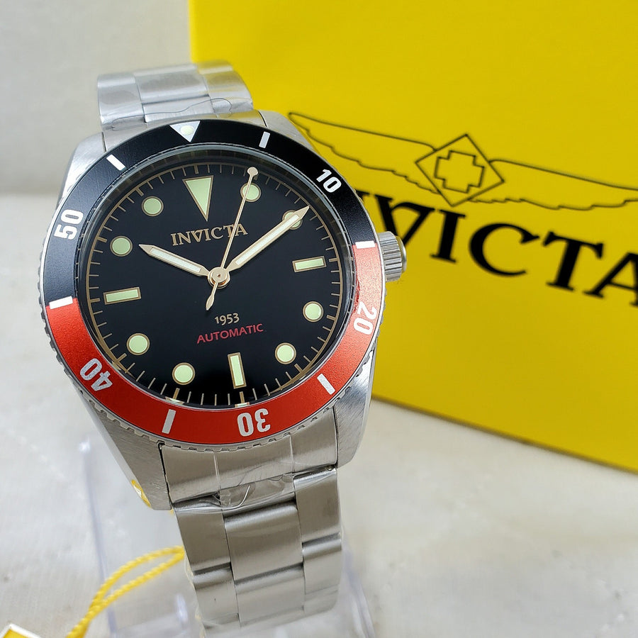 Invicta 1953 PRO Diver 34336 Automatic Coke Bezel Diver WR 200M Men's Watch NEW — Pre-Owned