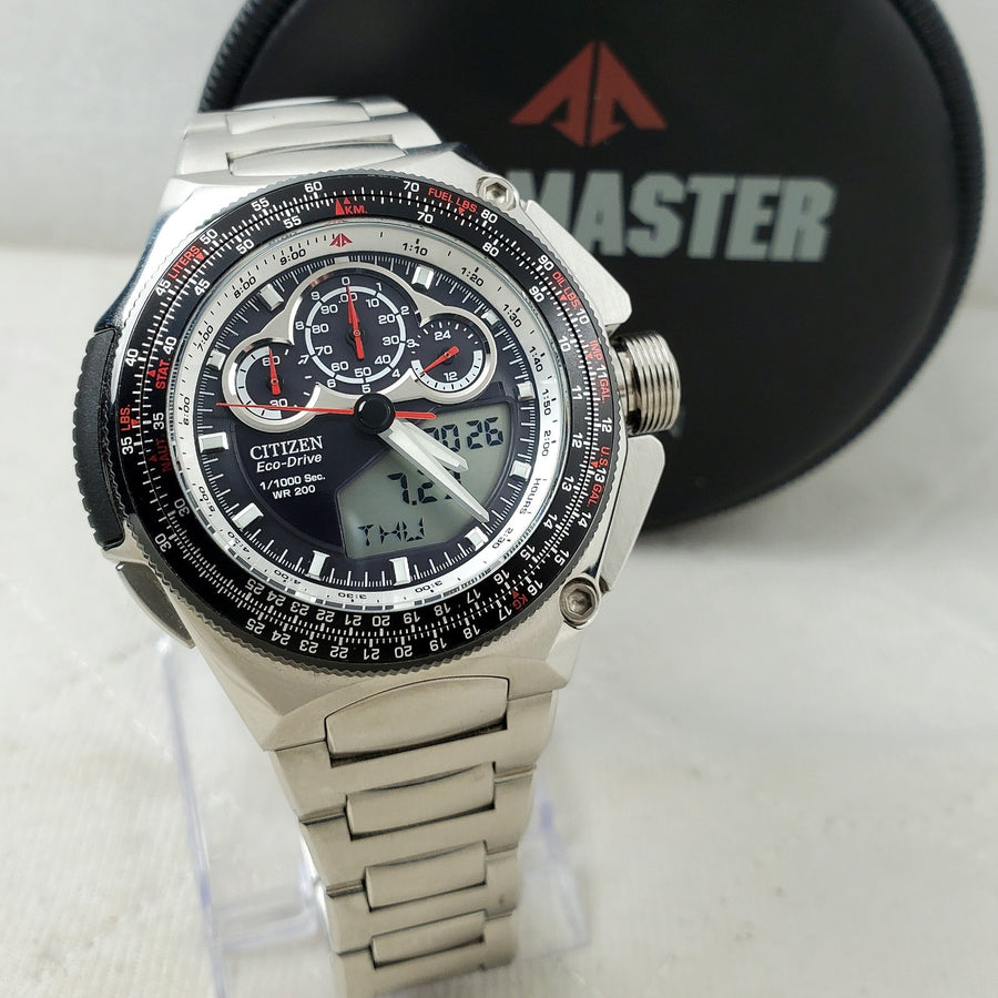 Citizen Eco-drive Promaster U706-S053609 Chronograph Sport Ana-digi Men's Watch — Pre-Owned, photo 1
