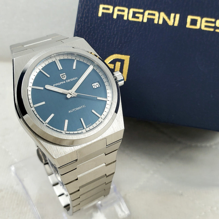 Pagani Design PD-1753 Automatic NH35 Sports Blue Date 40MM Men's Watch — Pre-Owned, photo 1