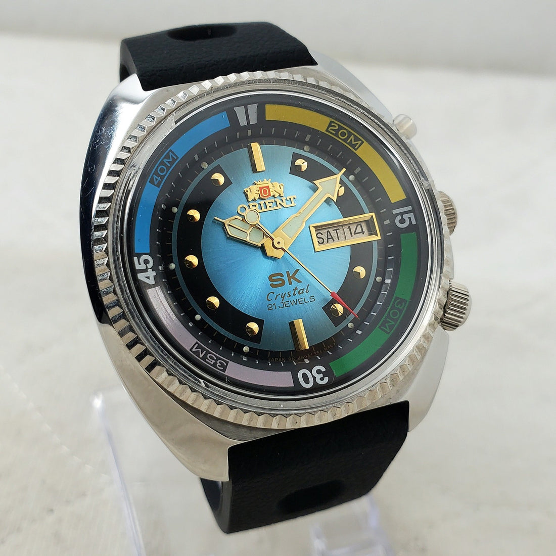 Orient SK SEA King Crystal Automatic Diver Japan Day/date Men's Watch — Pre-Owned