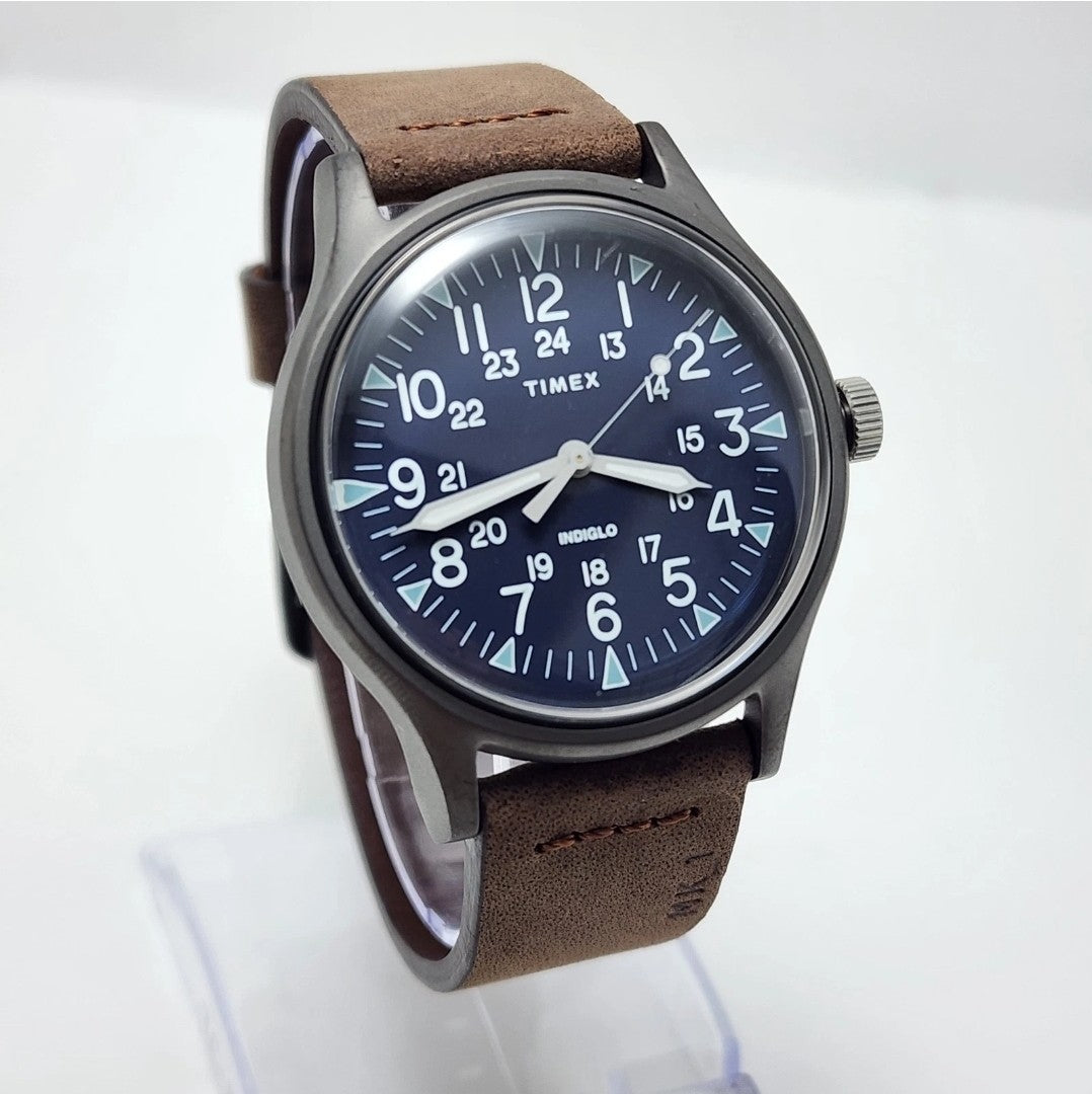 Timex TW2T68200 the MK1 Collection Indiglo Classic Blue Analog Men's Watch — Pre-Owned