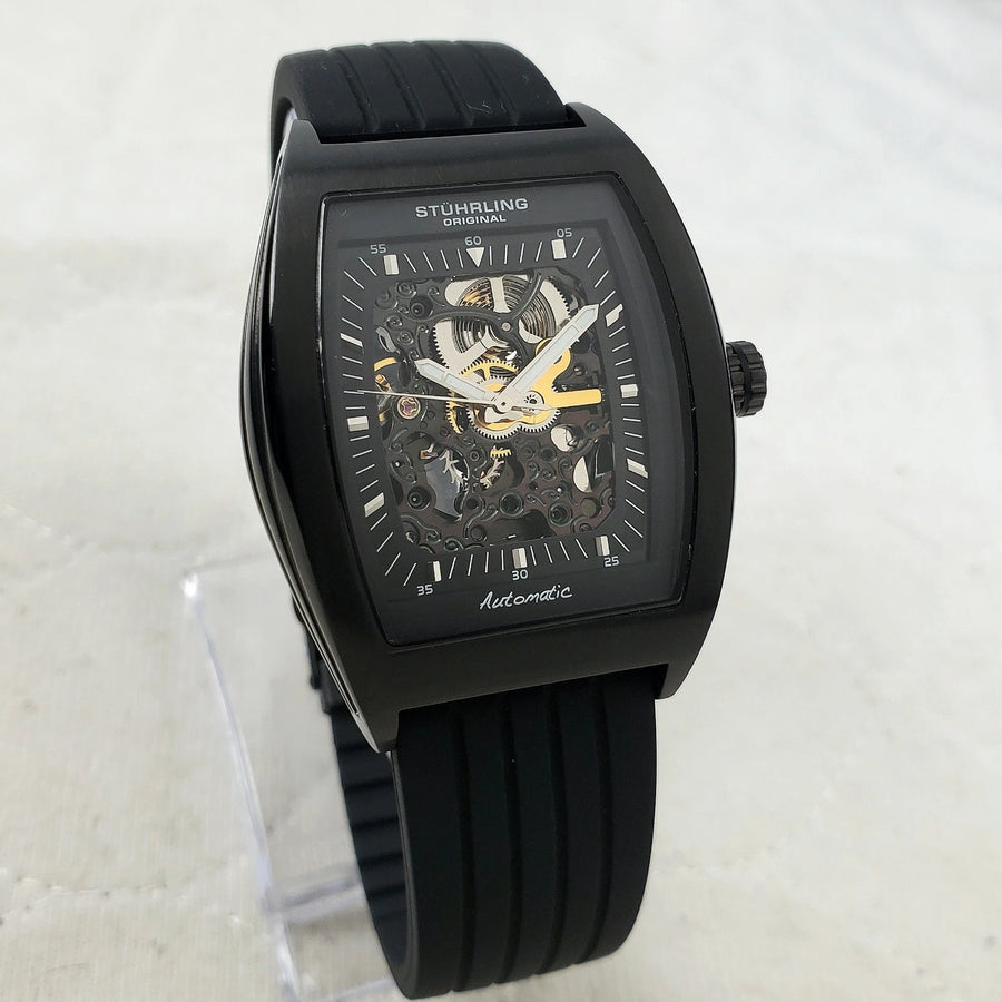 Stuhrling Stührling Original Millennia 182 Automatic 40mm Skeleton Men's Watch — Pre-Owned