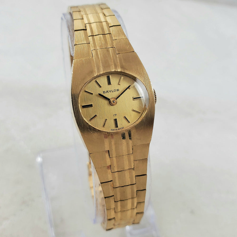 Baylor Swiss Mechanical Handwind 17 Jewels 21MM Women's Watch — Pre-Owned