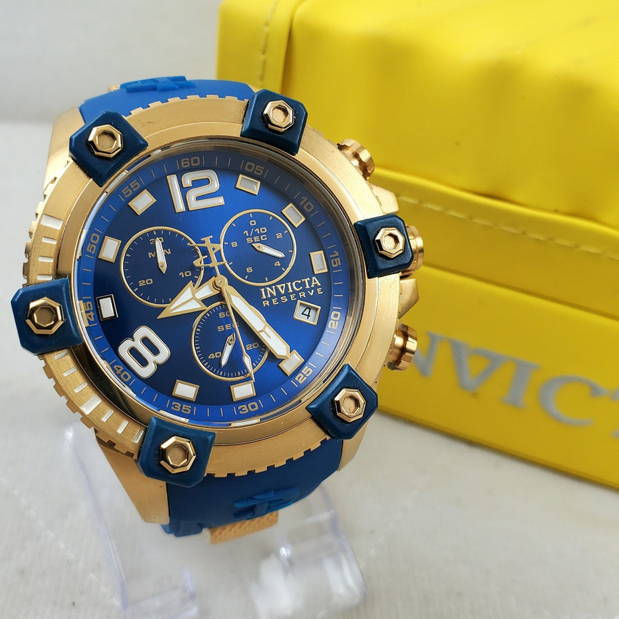 Invicta Reserve Octane 11173 WR 100M Quartz Swiss Made Chronograph Men's Watch — Pre-Owned