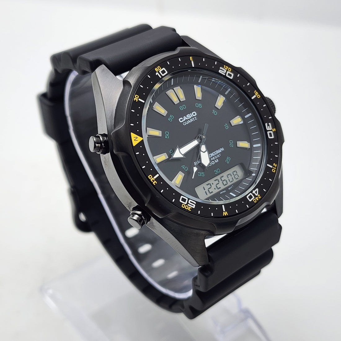 Casio AMW-360 Ana-digi Alarm Chronograph Military Field Men's Watch — Pre-Owned