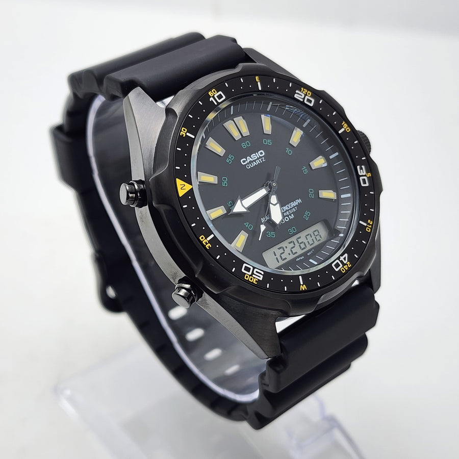 Casio AMW-360 Ana-digi Alarm Chronograph Military Field Men's Watch — Pre-Owned