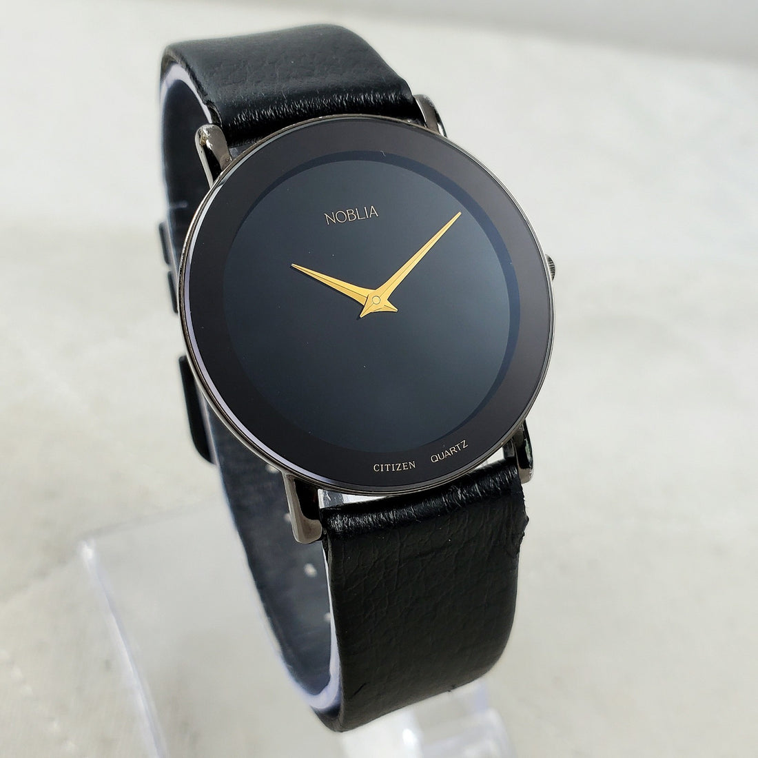 Noblia Citizen 2828-Y51463 Quartz Black Dress Minimalist 32MM Watch — Pre-Owned