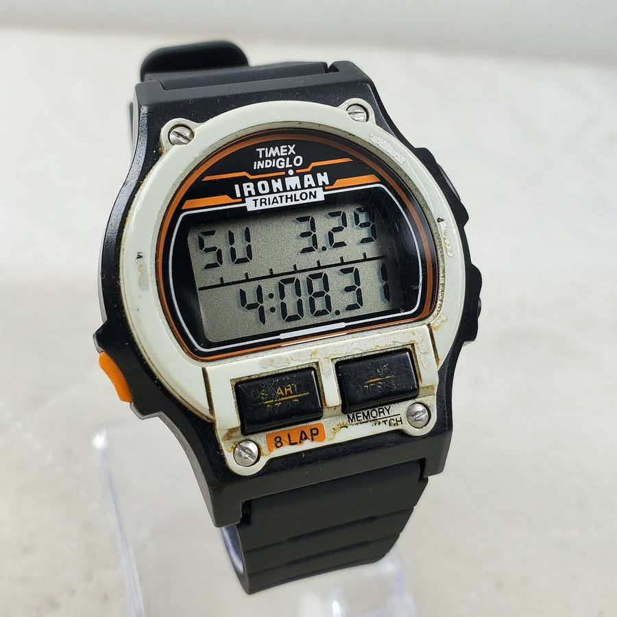 Timex Ironman Triathlon Indiglo 8 LAP Alarm Chrono Timer Watch — Pre-Owned