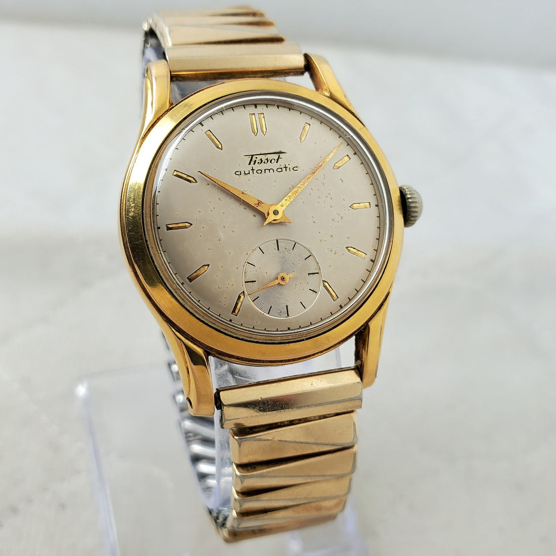 Tissot Automatic Sub-second Gold Tone Swiss Nonmagnetic Men's Watch — Pre-Owned