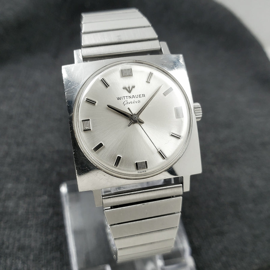 Wittnauer by Longines Geneve Square Swiss Handwind 30MM Men's Watch — Pre-Owned
