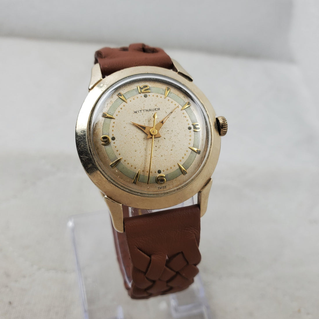 Wittnauer Longines Handwind Swiss 10K G.F 33MM Men's Watch — Pre-Owned