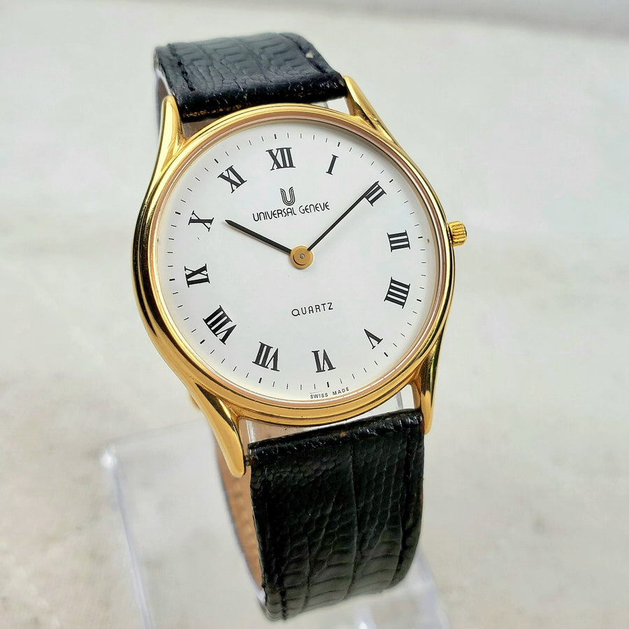 Universal Geneve Quartz 533.116 Ultra Slim Swiss 32MM Men's Watch — Pre-Owned
