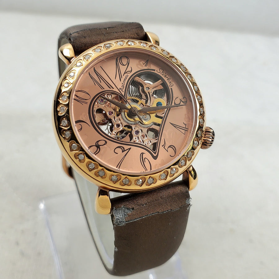Stuhrling Original Venus Dolce Skeleton ST-90089 Automatic 35MM Women's Watch — Pre-Owned