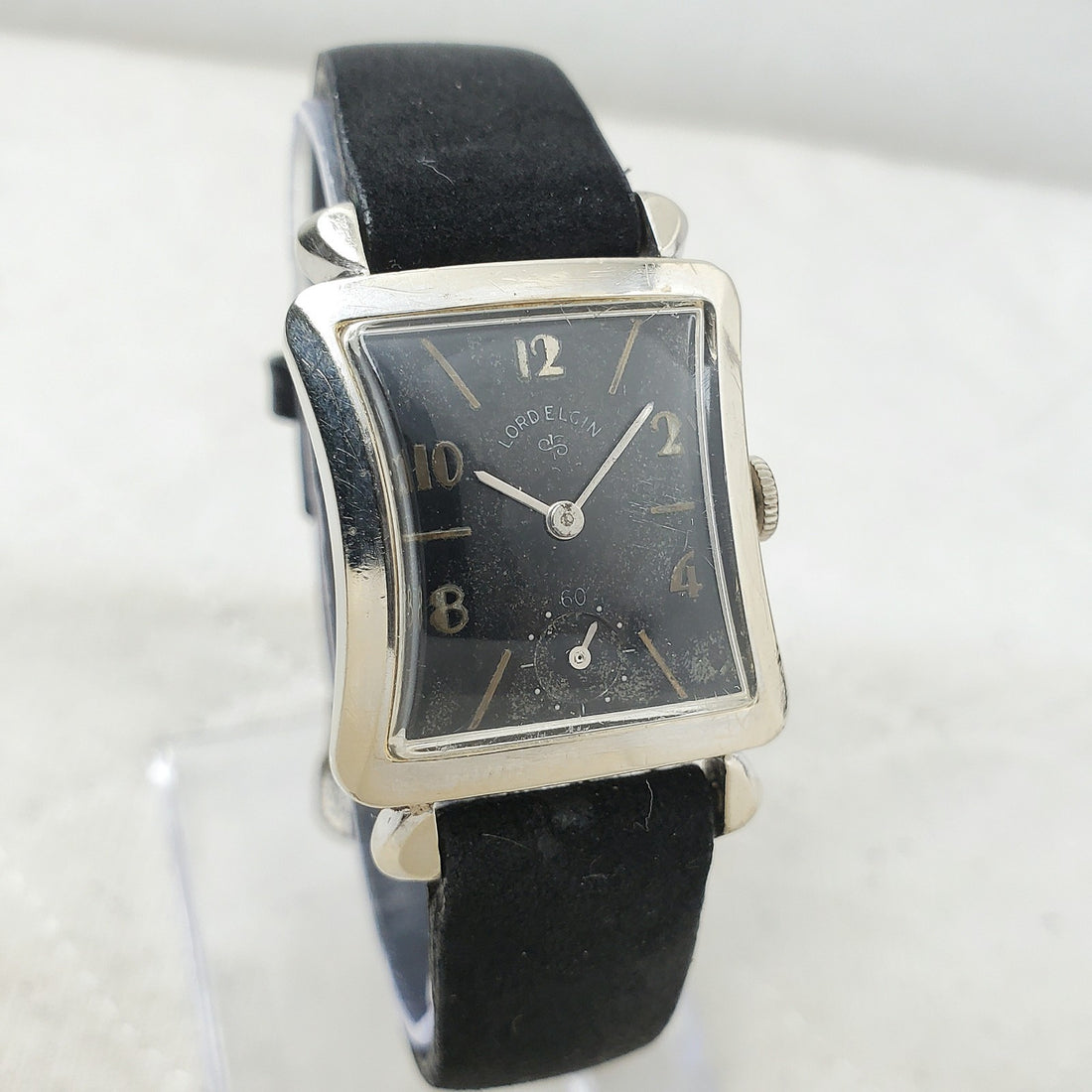 Lord Elgin Sabre 670 14K G.F Handwind Hourglass 23MM Watch — Pre-Owned