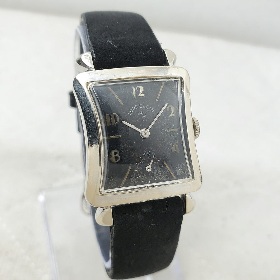 Lord Elgin Sabre 670 14K G.F Handwind Hourglass 23MM Watch — Pre-Owned