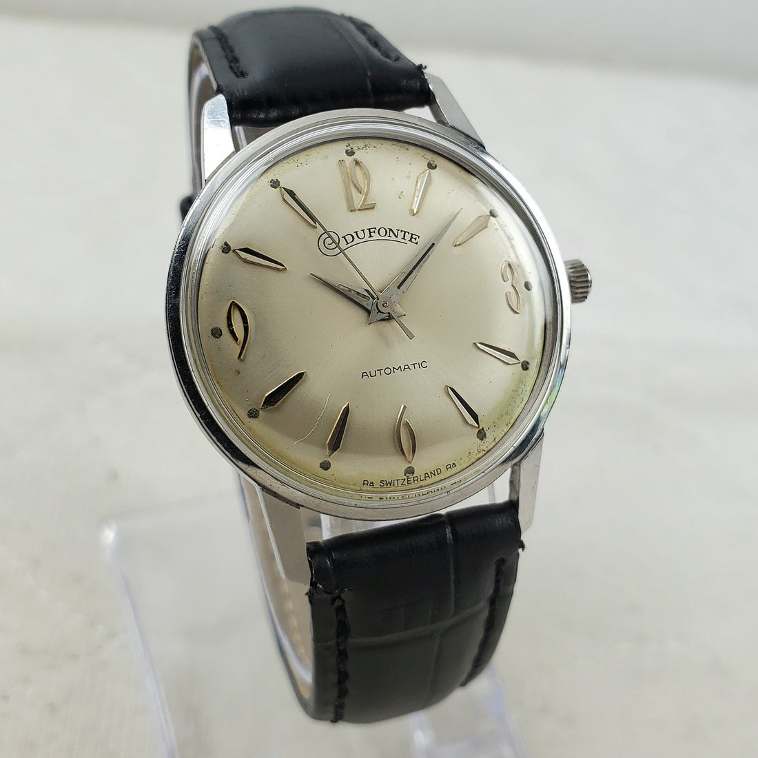 Dufonte by Lucien Picard Automatic Incabloc Swiss Made 34MM Watch — Pre-Owned
