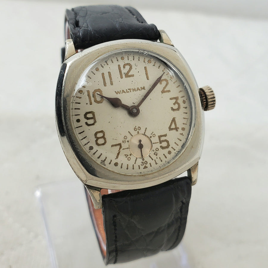 Waltham WWI ERA Military Sub-second Handwind 31MM Men's Watch — Pre-Owned