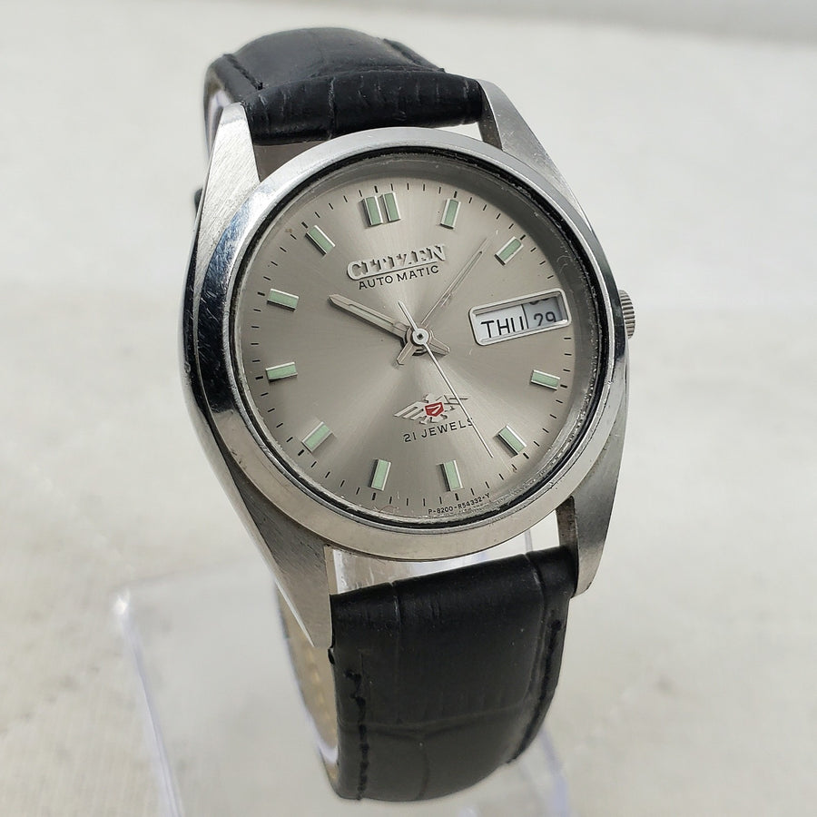 Citizen Eagle 7 Automatic 4-R13167 Day/date 21 Jewels 33MM Men's Watch — Pre-Owned