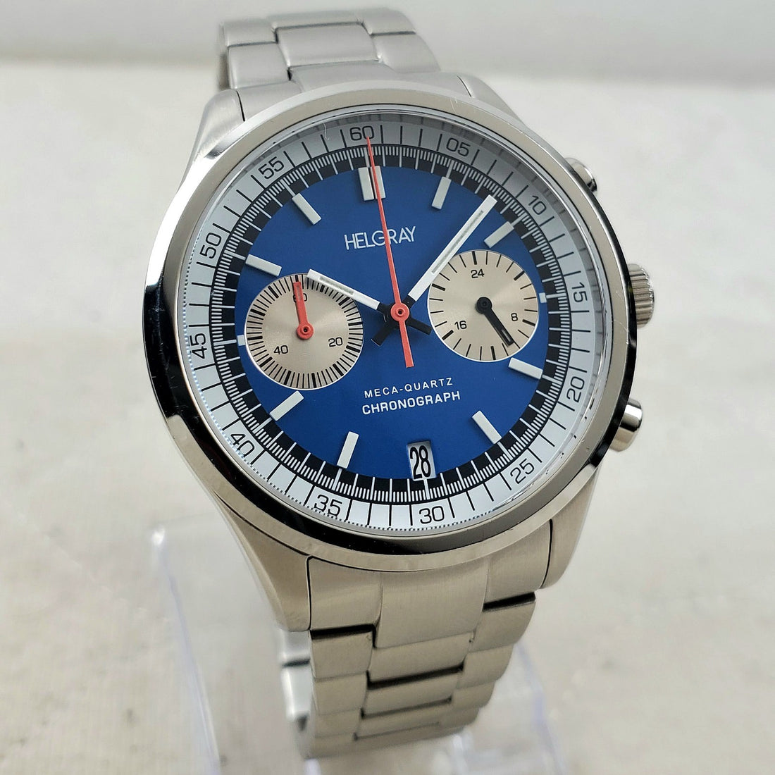 Helgray Silverstone Meca-quartz Racing Chrono Limited Edition 40MM Men's Watch — Pre-Owned