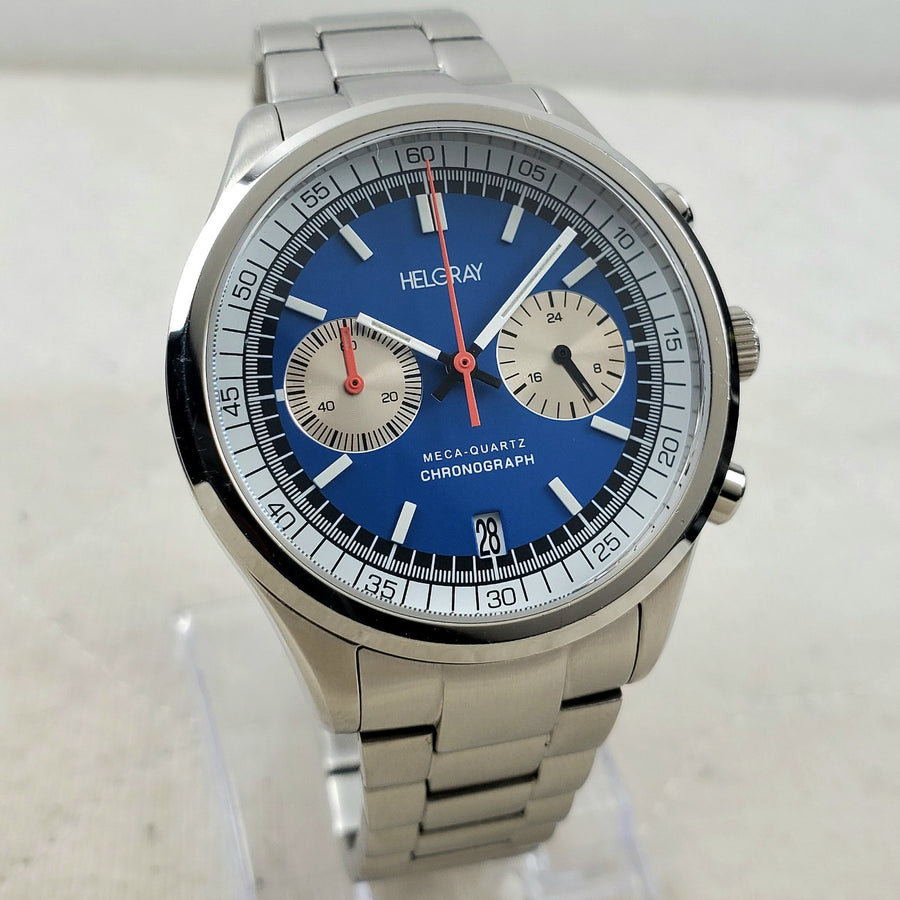 Helgray Silverstone Meca-quartz Racing Chrono Limited Edition 40MM Men's Watch — Pre-Owned