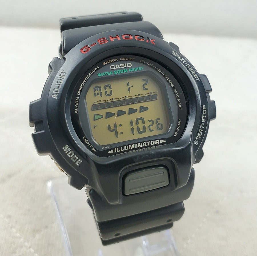 Casio G-shock DW-6600 Illuminator Alarm Chronograph WR 200M Men's Watch — Pre-Owned