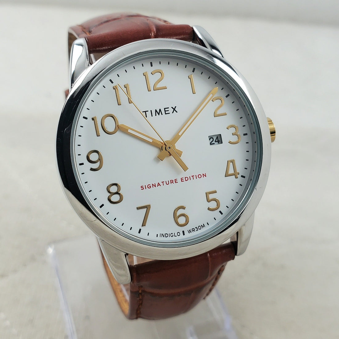 Timex Easy Reader Signature Edition TW2R65000 Indiglo Quartz 38MM Men's Watch — Pre-Owned