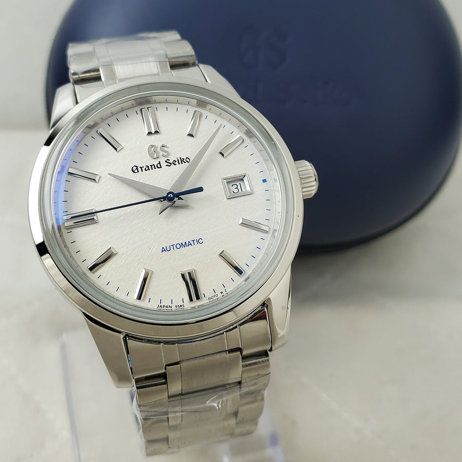 CUSTOM SEIKO MOD GS HERITAGE WHITE NH35 EXHIBITION AUTOMATIC MEN'S WATCH