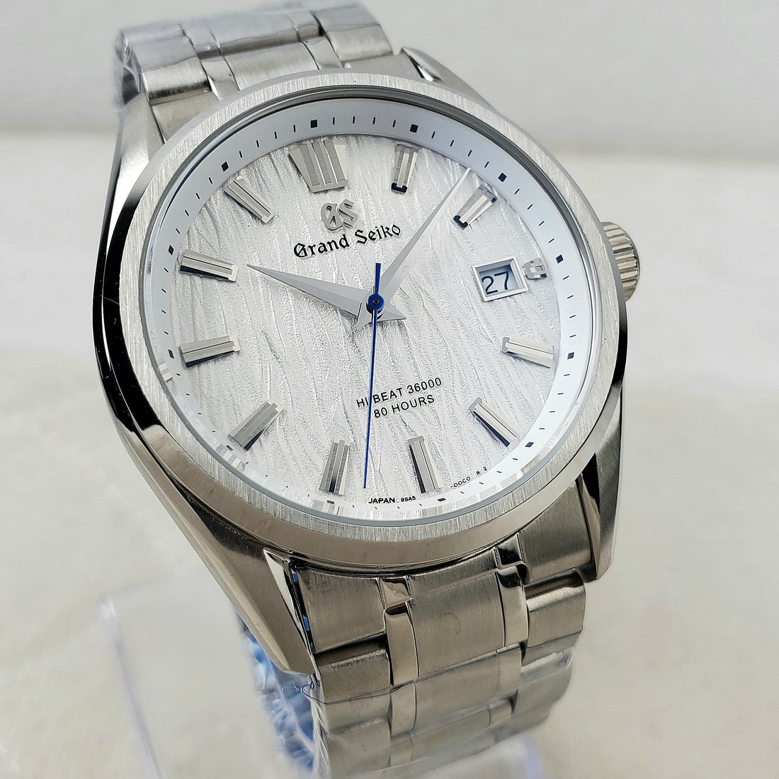 CUSTOM SEIKO MOD GS EVOLUTION WHITE NH35 EXHIBITION AUTOMATIC MEN'S WATCH
